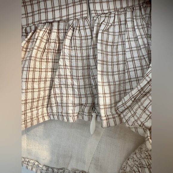 Zara Ruffled Plaid Top - Picture 5 of 6